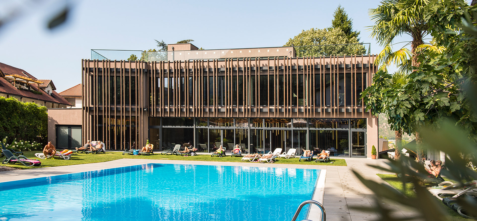 Freischwimmbad Hotel in Bozen Südtirol